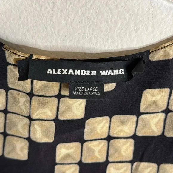 Alexander Wang Silk Razor Back Tank Size Large - Picture 3 of 5